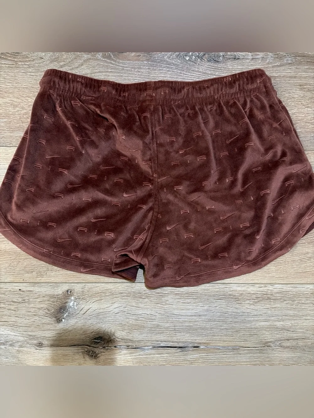 Nike Women’s Brown Velvet Athletic Shorts